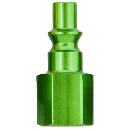 PLEWS-EDELMANN 1/4" Green Female Plug 12-334G